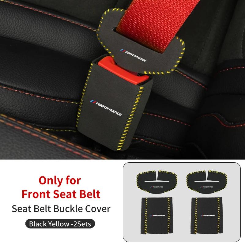 Car Sticker 2025 Hot Car Seat Belt Buckle Protective Cover Safety Belt Plug Clip Case For BMW M X1 X3 X5 X6 X7 E30 E90 M3 E84 E8