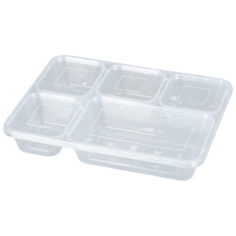 LSK H200 Disposable 5-Compartment Meal Boxes