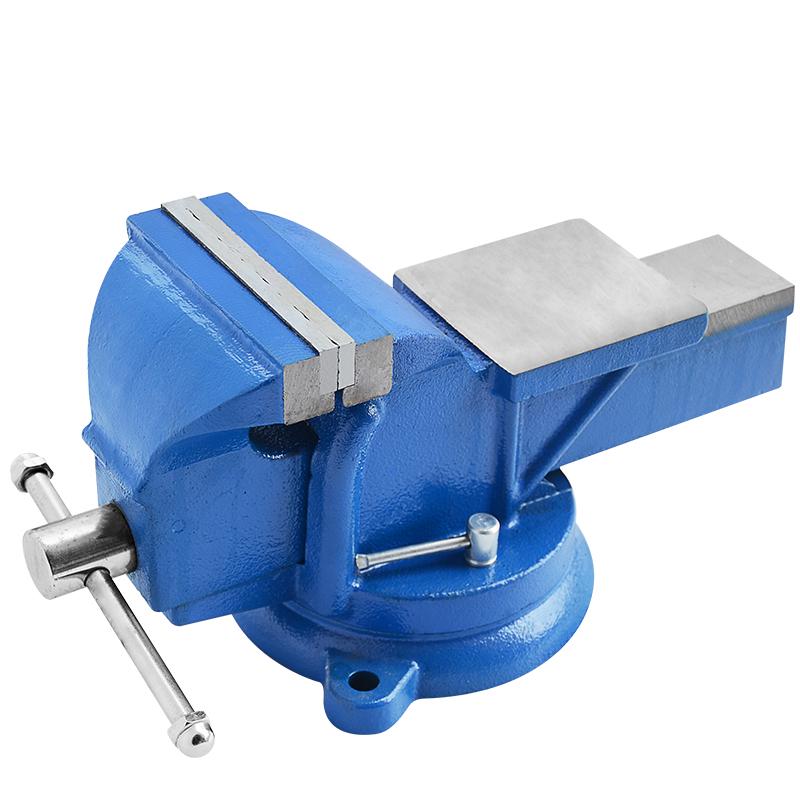 Adjustable Heavy-Duty Bench Vise with Anvil, Lightweight, 3-12 Inch, 360° Rotation