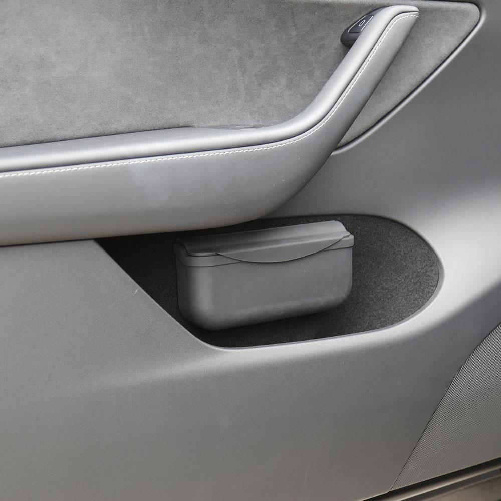 Car Sunglasses Holder Glasses Case Side Door Backseat Storage Box Organizers For Tesla Model Y 3 Interior Trim Decoration