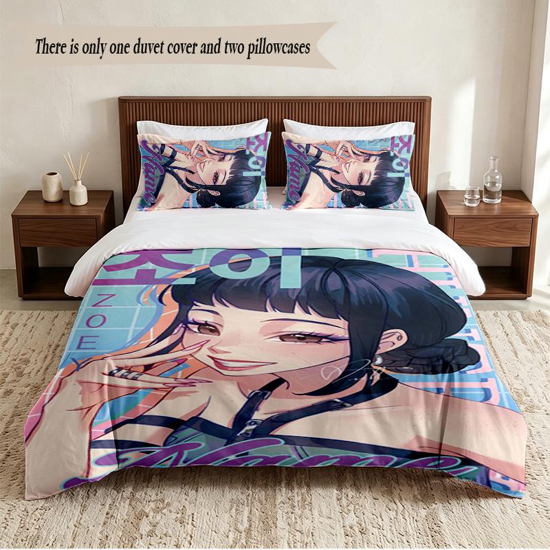zoey Personalized Custom Name 3‑Piece Bedding Set Soft Duvet Cover Set For Bedroom Home Decor