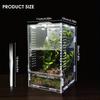 Escape Proof Jumping Spider Enclosure Acrylic Reptile Habitat New Spider House  Small Pet Supplies