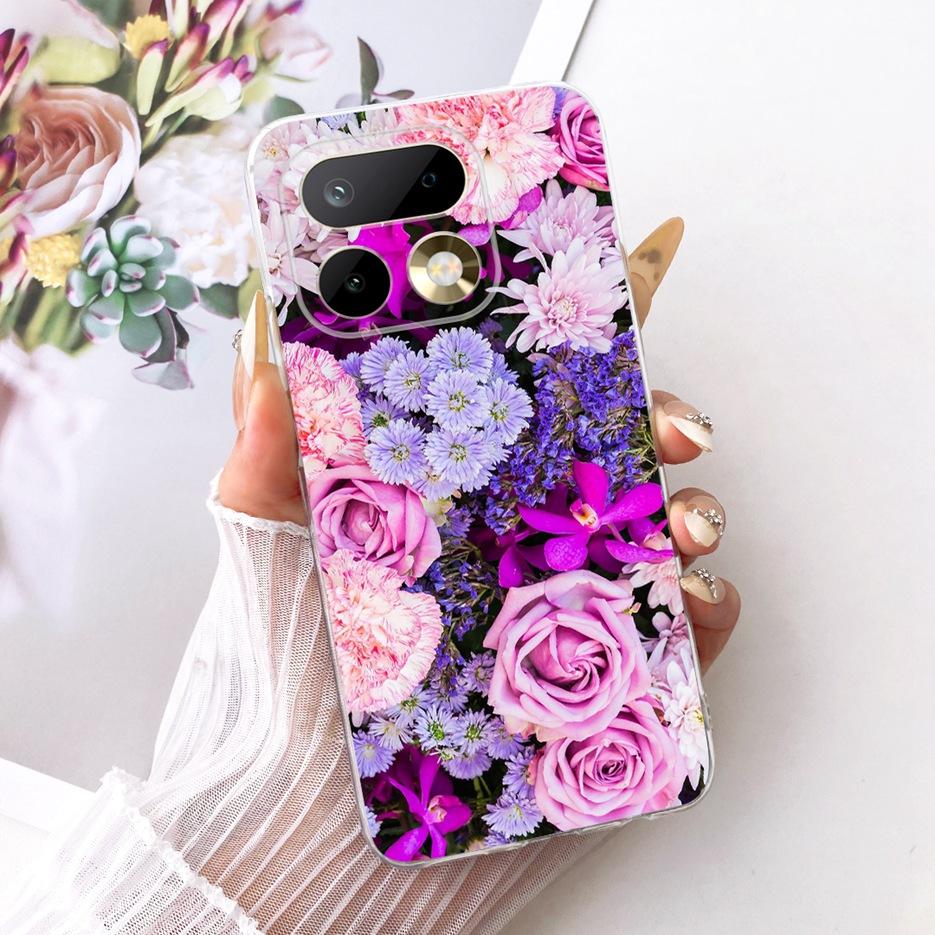 For Realme 16 Pro Plus Case RMX5131 Cute Cat Peacock Painted Cover Soft Slim Phone Case For Realme 16 Pro Realme16 Pro+ 5G Shell