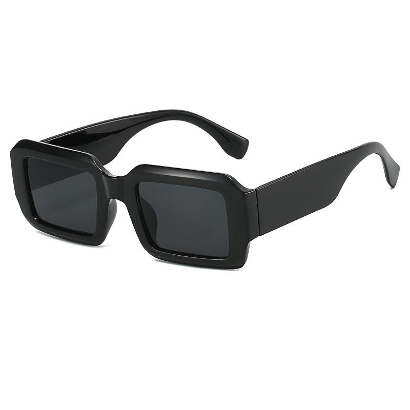 Vintage Men Rectangle Sunglasses Fashion Square Shades Eyewear Trendy Retro Women Brand Design Eyeglasses UV400