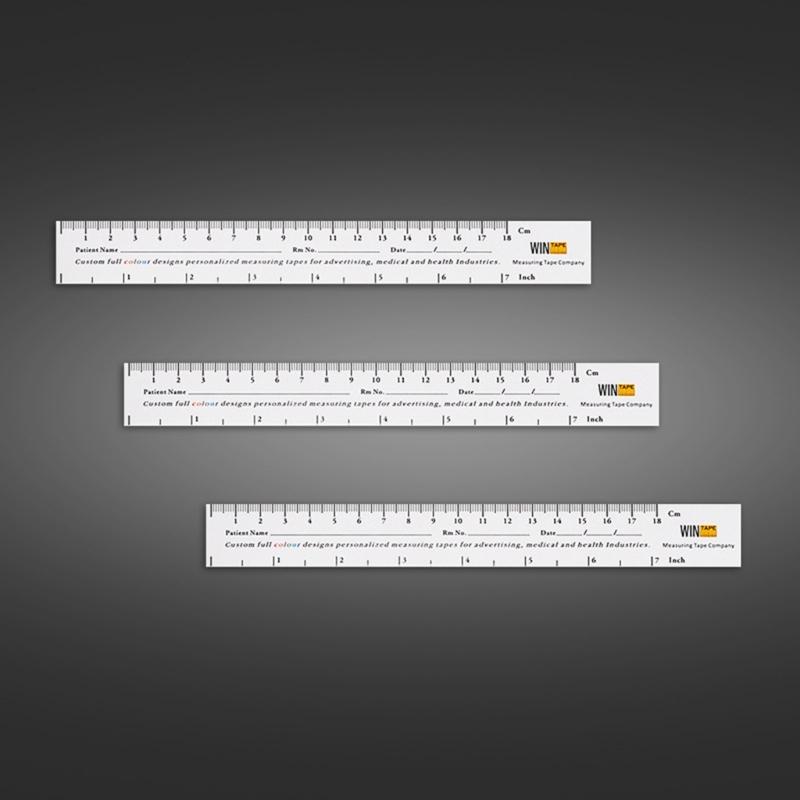 150 Stück Wundmessband Papier Wundlineale Präzises 18 cm Messwerkzeug für das Gesundheitswesen