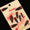Halloween 3D Gradient Pointed Press-On Nails - Super Long Wearable Nail Art Tips