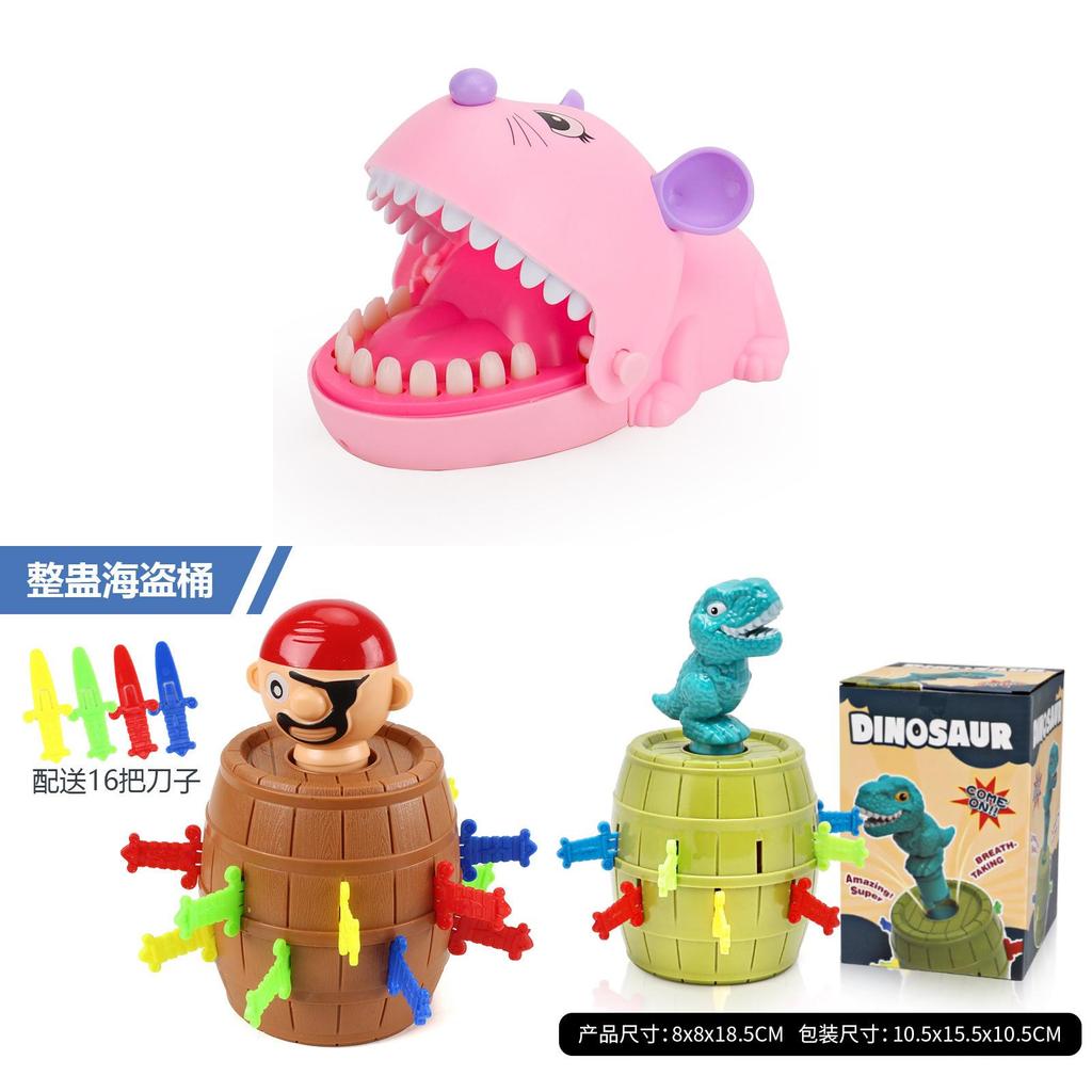 Pop Up Dinosaur Barrel Toy Funny Stabbing Barrel Game For Kids Adults Party