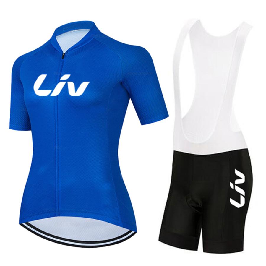Women LIV Cycling Set Summer Women MTB Bike Cycling Clothing Bicycle Clothes Ropa Ciclismo Cycling Jersey Set 2026 Summer Breathable Cycling Suit