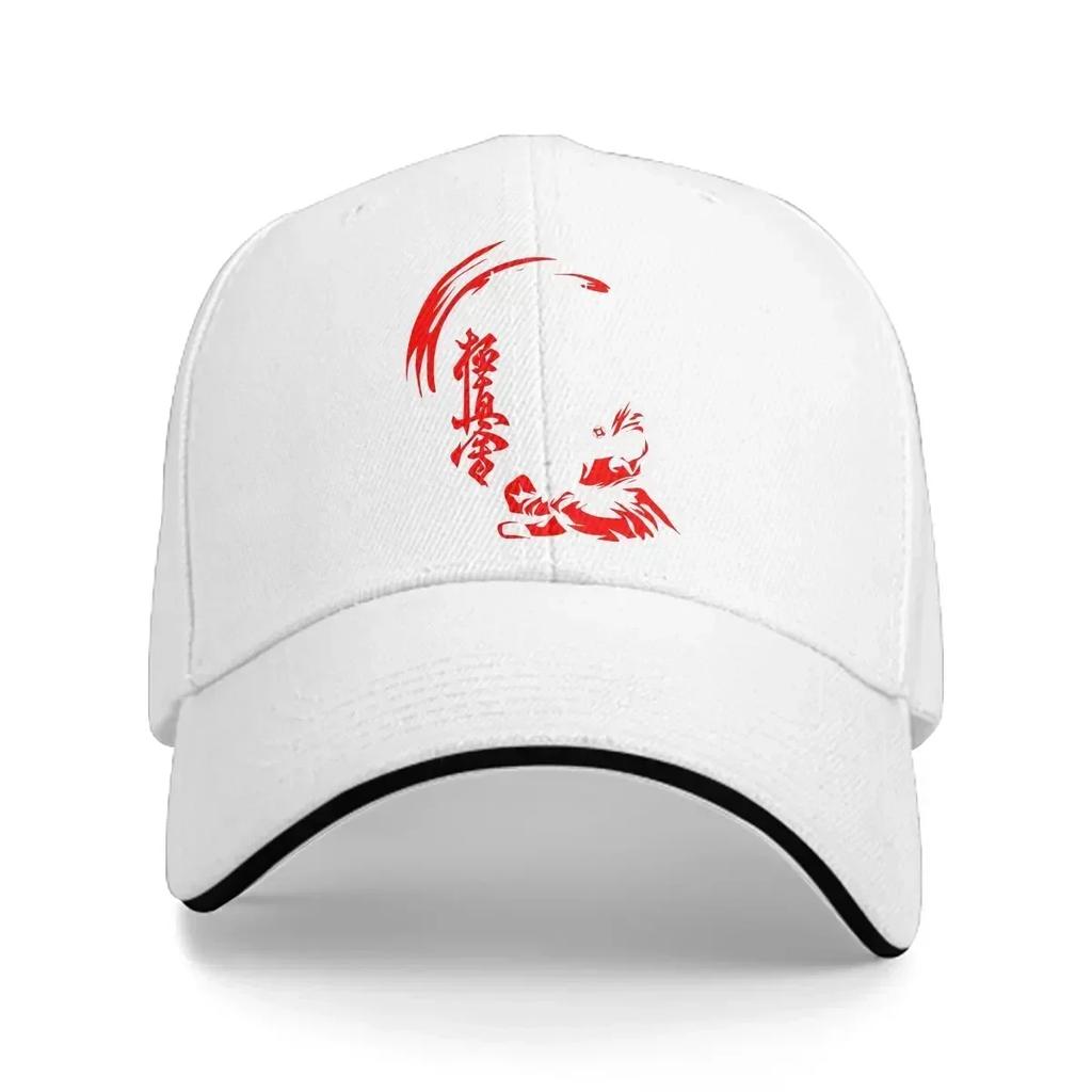 Washed Mens Baseball Cap Sensei Meditation Trucker Snapback Caps Dad Hat Kyokushin Karate Bushido Golf Hats