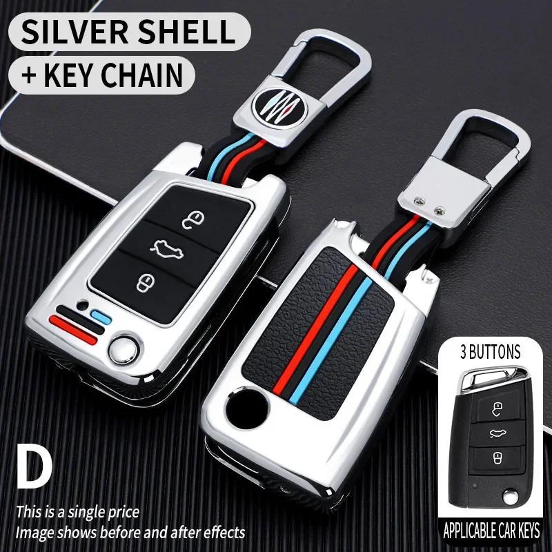 

Interior Mouldings Car Remote Key Case Cover Shell For VW Volkswagen Golf 7 MK7 Tiguan MK2 For SEAT Ateca Leon FR 2 Ibiza For Sk