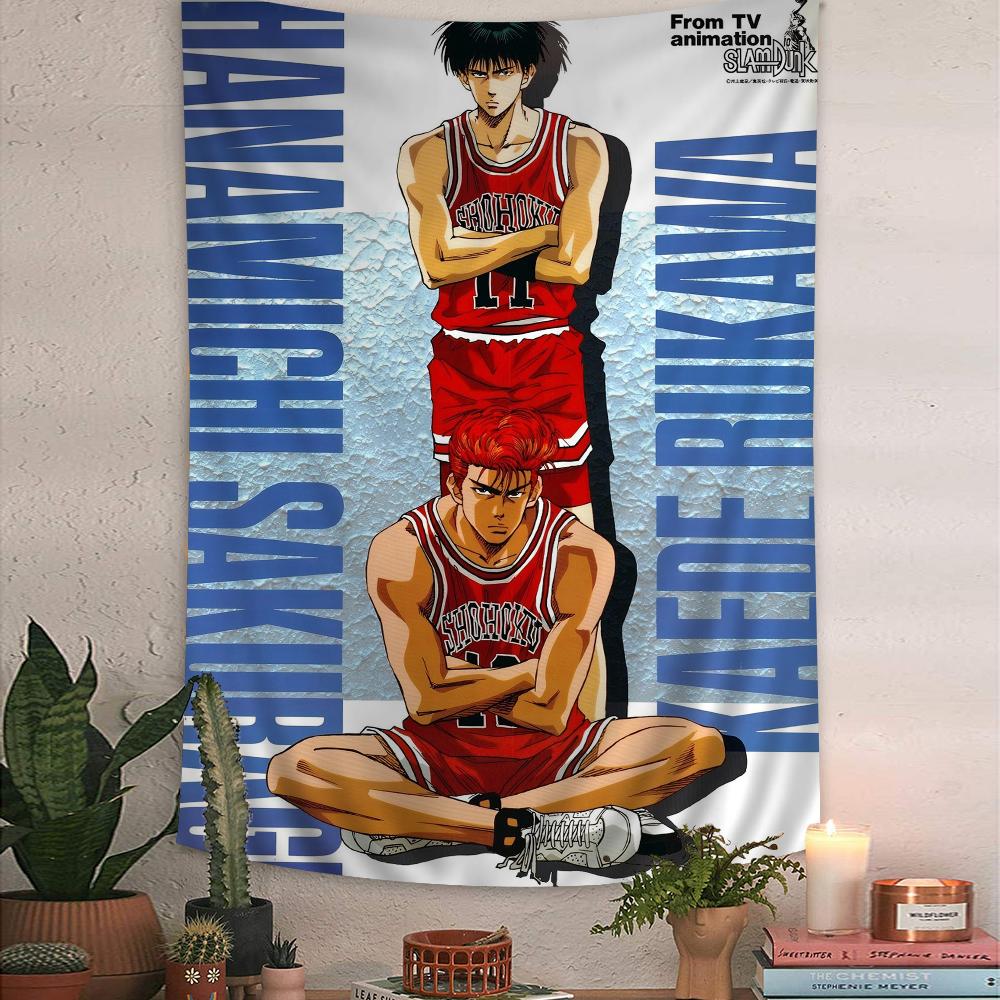 Slam Dunk ANIME Anime Tapestry Hanging Tarot Hippie Wall Rugs Dorm Home Decor