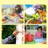 3Pcs Diy Wooden Stencil Brush Pure Natural Bristle Paint Brush Perfect For Acrylic Paint, Wood, Oil Painting