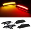 For 2016-2025 Mazda Miata MX-5 Clear Smoked LED Bumper Side Marker Light NA1J-51-5F0B NA1J-51-5E0B NA1J-51-5J0C,NA1J-51-5H0C