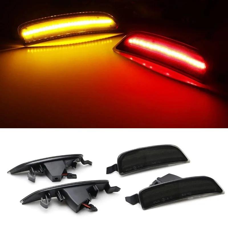 For 2016-2025 Mazda Miata MX-5 Clear Smoked LED Bumper Side Marker Light NA1J-51-5F0B NA1J-51-5E0B NA1J-51-5J0C,NA1J-51-5H0C