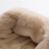 Ear Protection Bear Ears Hat Pompom Fluffy Knit Beanies Hats New Winter Hat  for Women