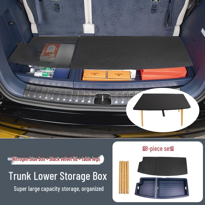 Zeekr 009 Trunk Organizer for 2024-25: Tail Box Storage & Accessories