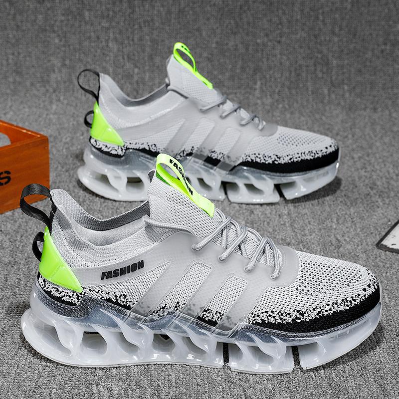 Klobiger Sneaker Übergröße 45 46 Herren Blade Sohle Laufschuhe Mode Casual Mesh Atmungsaktiv Höhe Erhöhte Plattform Sportschuhe