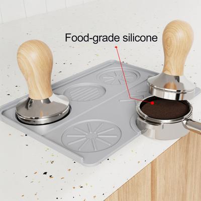 Mata do ubijania espresso, antypoślizgowa, silikonowa, odporna na ciepło, stacja do ubijania kawy dla domowych baristów