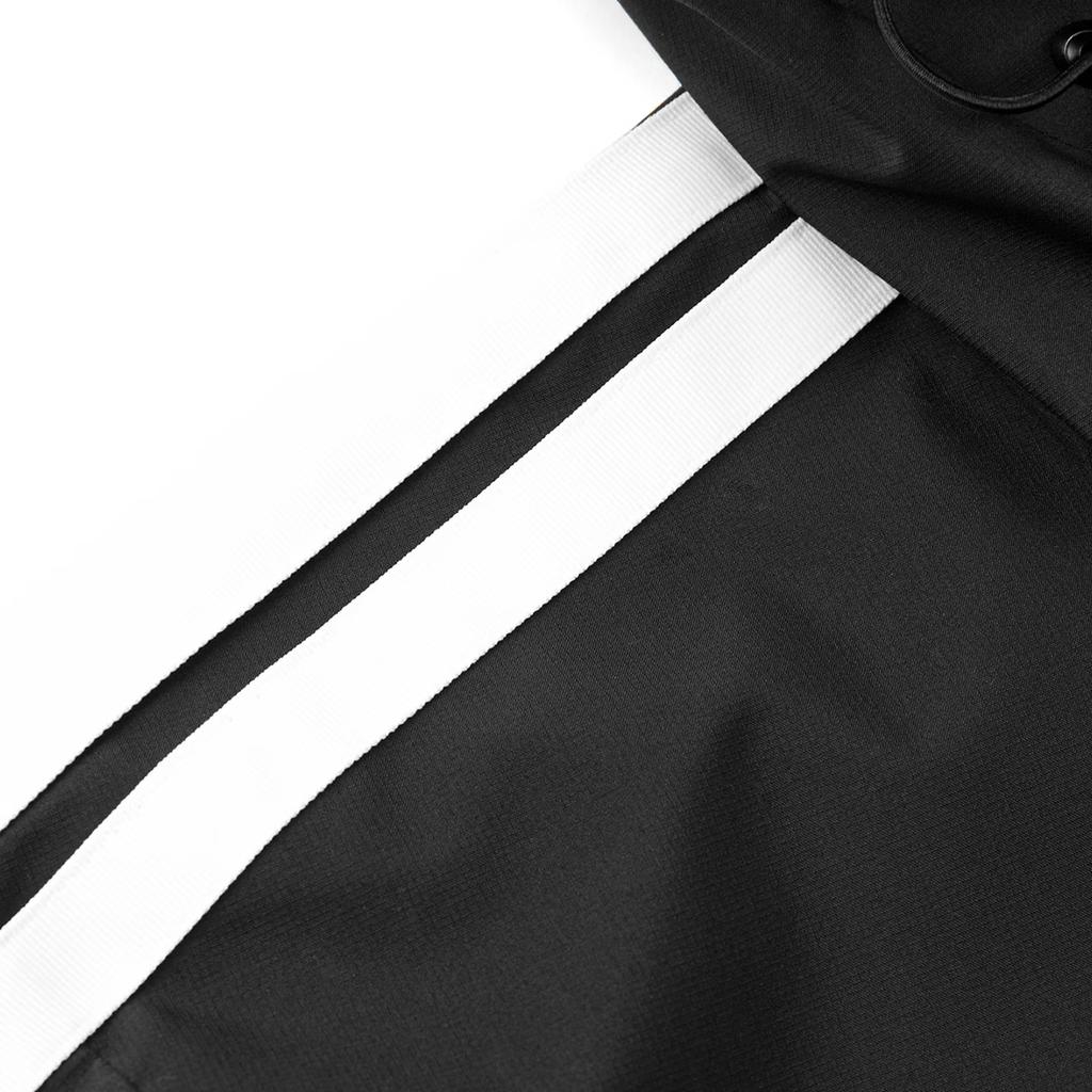 Adidas Outdoor Hooded Running Jacket Simple Versatile Mid-Waist Casual Sports Suit Men Jacket KQ7851+KQ7868