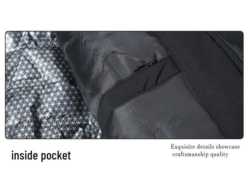 Men's Graphene Thickened Winter Hooded Jacket - Versatile, Warm, and Stylish