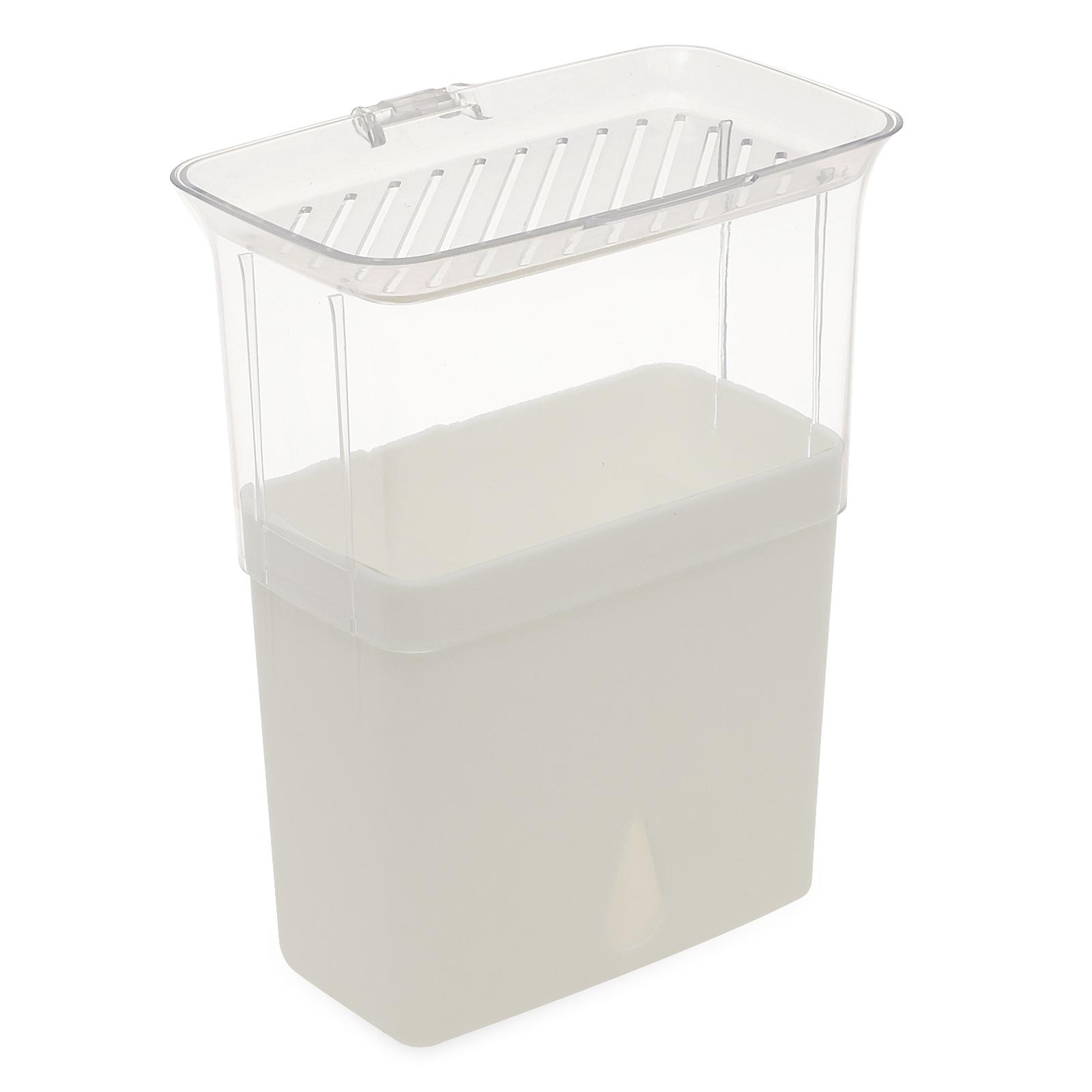 

Herb Keeper Container Refrigerator Cilantro Vanilla Vegetables Fresh Preservation Box Large Capacity Kitchen Freshness Bottle белый