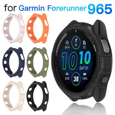 Θήκη σιλικόνης για Garmin Forerunner 965 Εύκαμπτη μαλακή θήκη Προστατευτικός προφυλακτήρας για Garmin 965 Κάλυμμα Προστατευτικό Αξεσουάρ