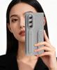 Etui do Samsung Z Fold7/6 ze stojakiem i paskiem na nadgarstek - Kompatybilne z Fold5/4