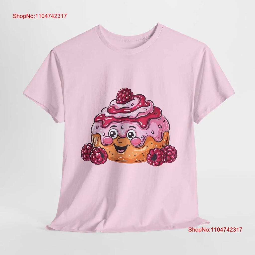 Cute Donut V2 T Shirt Fun Foodie for Baker Vintage Washed Streetwear Top For Everyday Wear Homme Versatile Soft Breathable