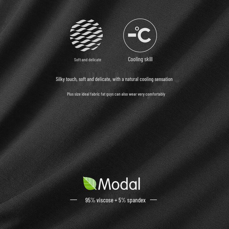 LANGSHA Men's Plus Size Ice Silk Boxer Briefs 4-Pack