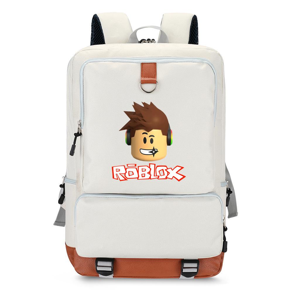 Virtual World Roblox Games Men'S And Women'S Backpacks Backpacks Student School Bags Travel Bags Computer Bags