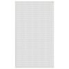VidaXL Moustiquaire magnétique pour fenêtres blanc 80x140 cm 153847