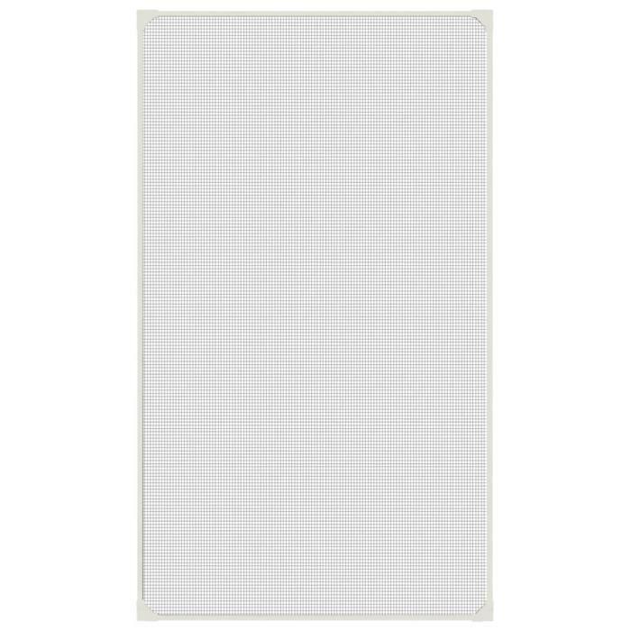 VidaXL Moustiquaire magnétique pour fenêtres blanc 80x140 cm 153847