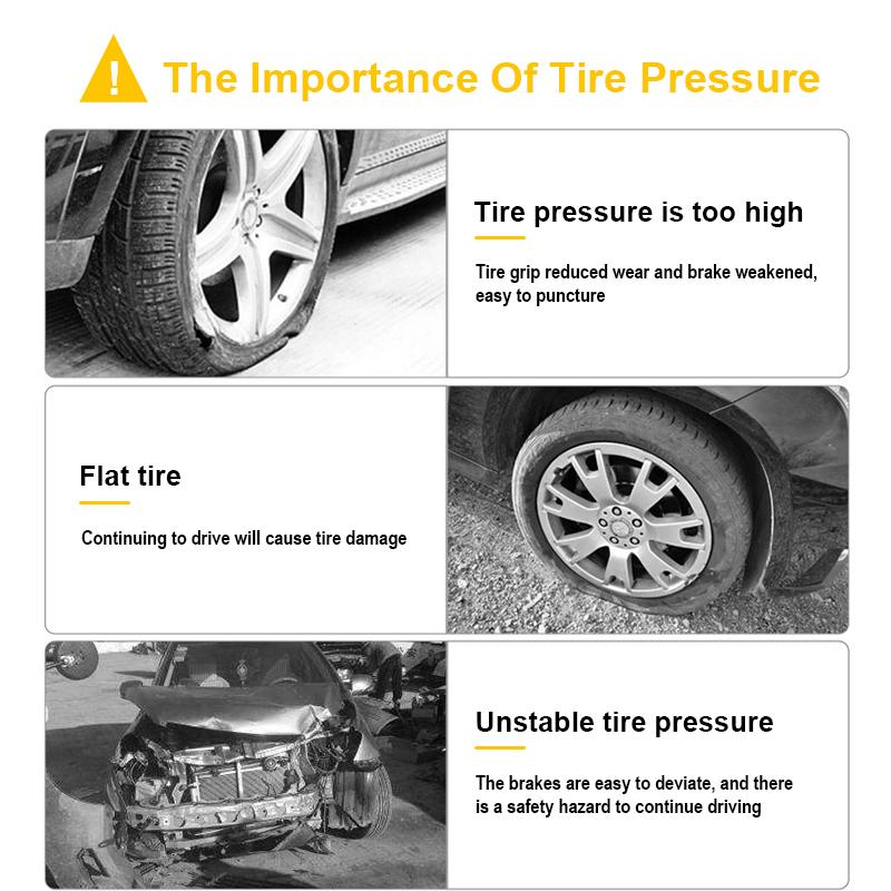 Car Air Pump Compressor Automotive 120W Rechargeable Portable Tire Inflator Equipment Digital Display Pump for Machine