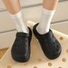 Sandalias de Moda para Mujer Crocs Antideslizantes con Suelas Blandas, Transpirables, Versátiles para Dos Usos, Diseño de Puntera Cerrada.