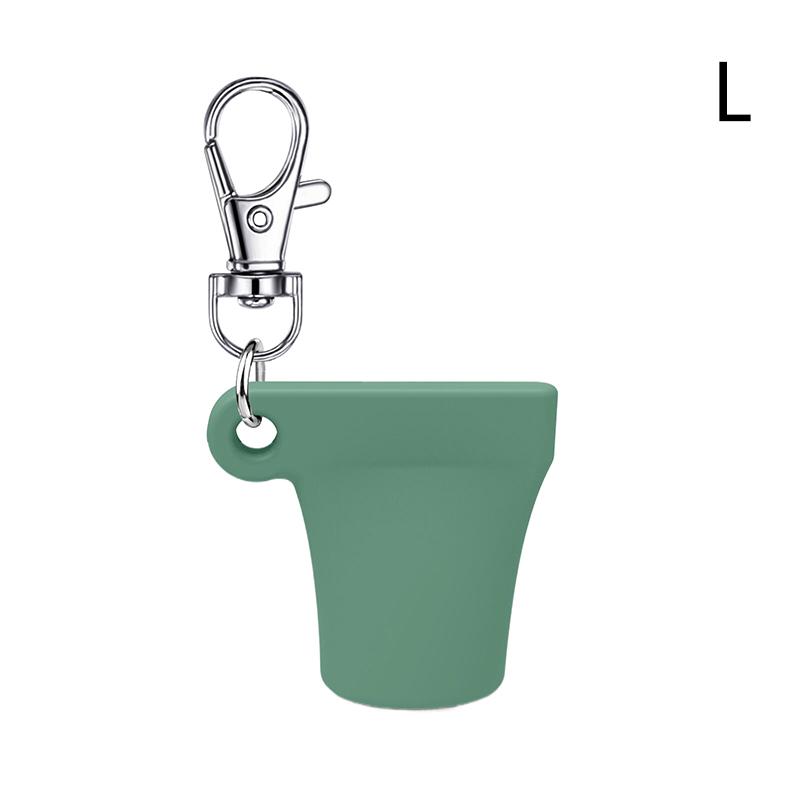 Pratik Silikon Anahtarlık Kapağı Dudak Parlatıcısı Aksesuarları Taşınabilir Dayanıklı Tutucu Anahtarlık Ruj Saklama Kapağı İçin Uyumlu