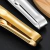 Food Tong Comfortable Grip Cat Paw Stainless Steel Portable Handheld Bread Clamp  BBQ Cooking Clip Kitchen Gadget