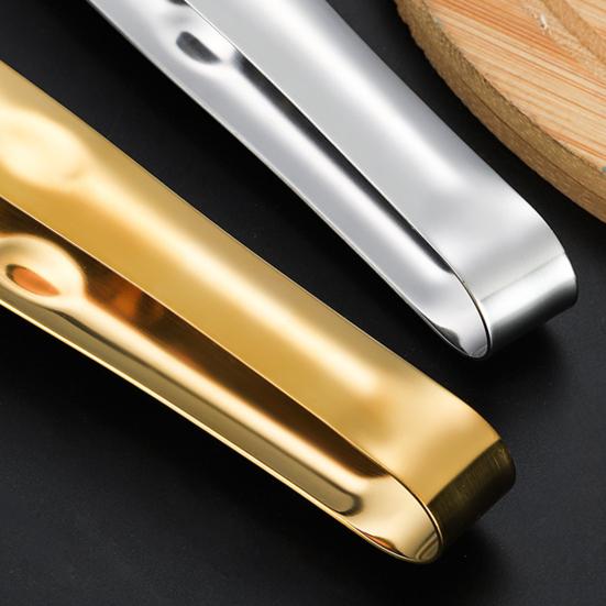 Food Tong Comfortable Grip Cat Paw Stainless Steel Portable Handheld Bread Clamp  BBQ Cooking Clip Kitchen Gadget
