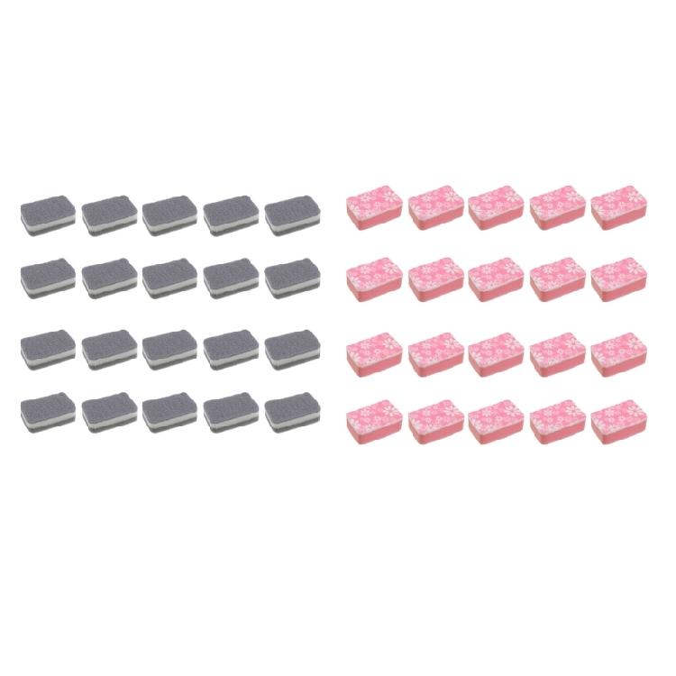 20Pcs Leather Cleaning Sponges Upholstery Cleaning Pads for Car and Household Use Washing Tool Wipe Accessories