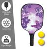 KNK Carbon Fiber Pickleball Paddle Set - Lightweight Paddle, Balls & Cover