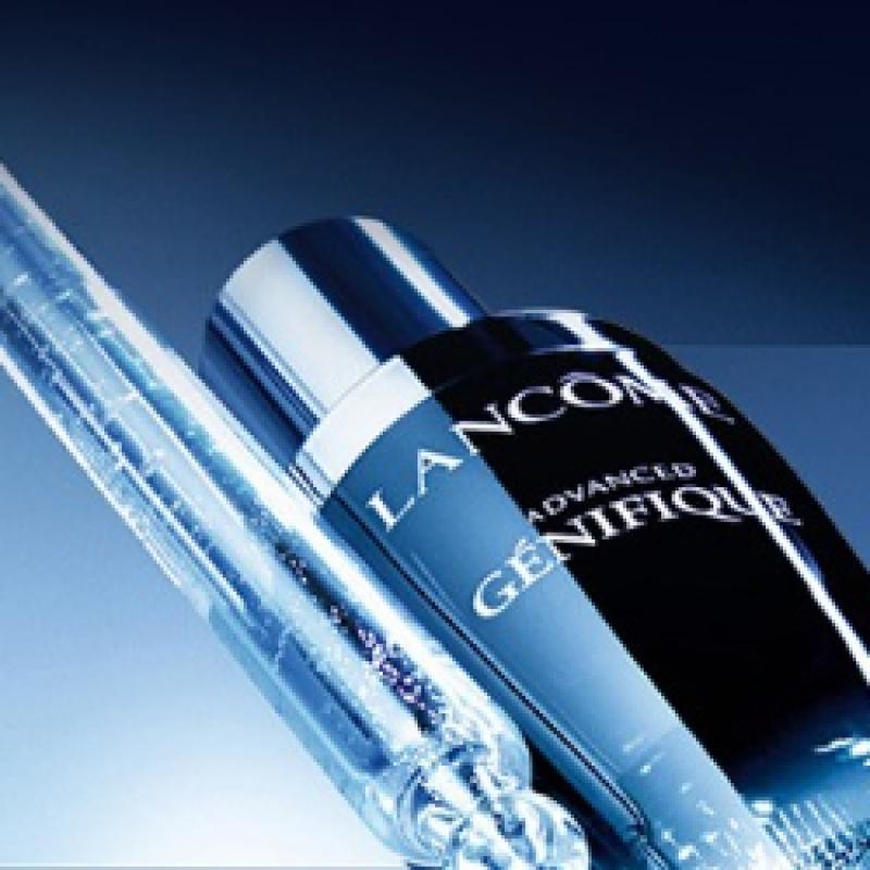 Lancome Genifique Serum 30ml Duo Gift Set  + Free White Big Pouch   Shopping Bag 