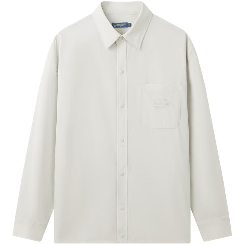 Мужская легкая повседневная рубашка с длинным рукавом NVG·YOUNG L