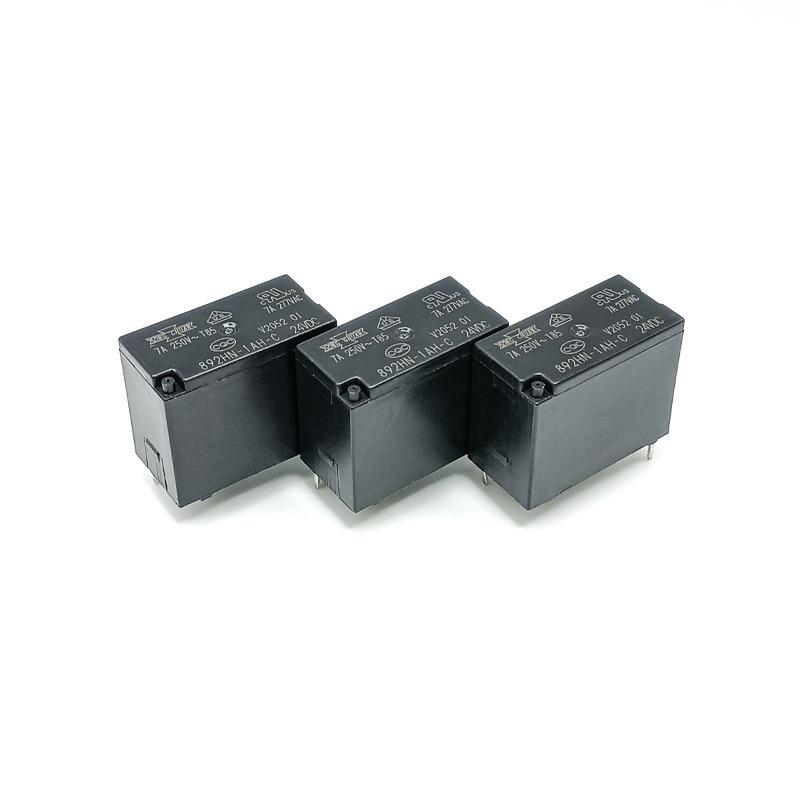 Original Songchuan 892HN-1AH-C 24VDC Relay, Normally Open, 4 Pins, 7A, Solder Paste Type, In Stock.