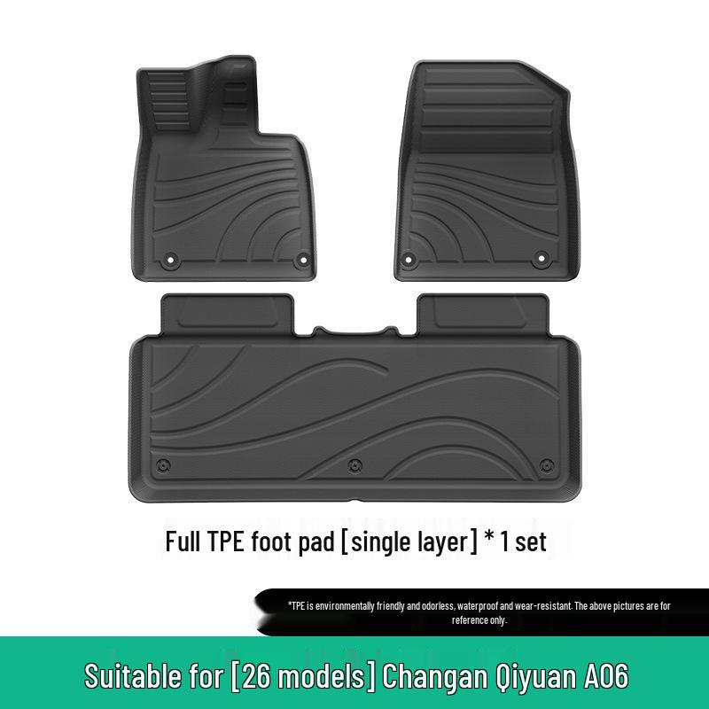 Compatible TPE Floor Mats for 26 Changan Qiyuan A06 Models - Car and Trunk Mats