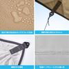 Tarp Outdoor Camping 3 Waterproof Heat Light UV Tarp for Camping Highly Water Resistant [Reinforced Version] Tent, Tent, Tarp, Tarp, Mx3.6 M, Tarp,