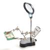 Magnifying Glass Soldering Station LED Lamp Magnifier with Auxiliary Clips for Hardware Repair