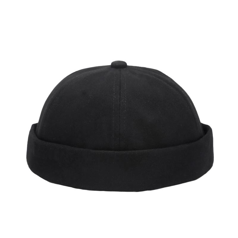 1Pc Docker Adjustable Hip Hop Brimless Cap Casual Skullcap Hat Unisex Sailor Cotton