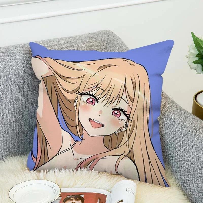 Pillowcases 40*40 Decor Marin Kitagawa Pillow Cases Decorative Cushion Covers for Pillows Pillowcase 45*45 Room Cushions Cover