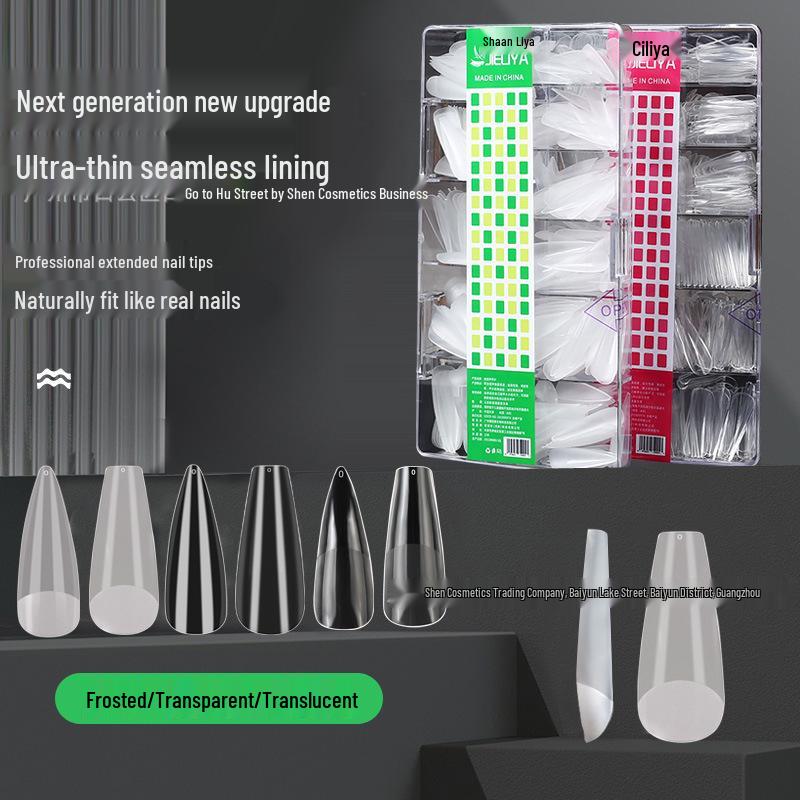

Jieliya Ultra-Thin Seamless Pointed Nail Tips for Carving and Extension