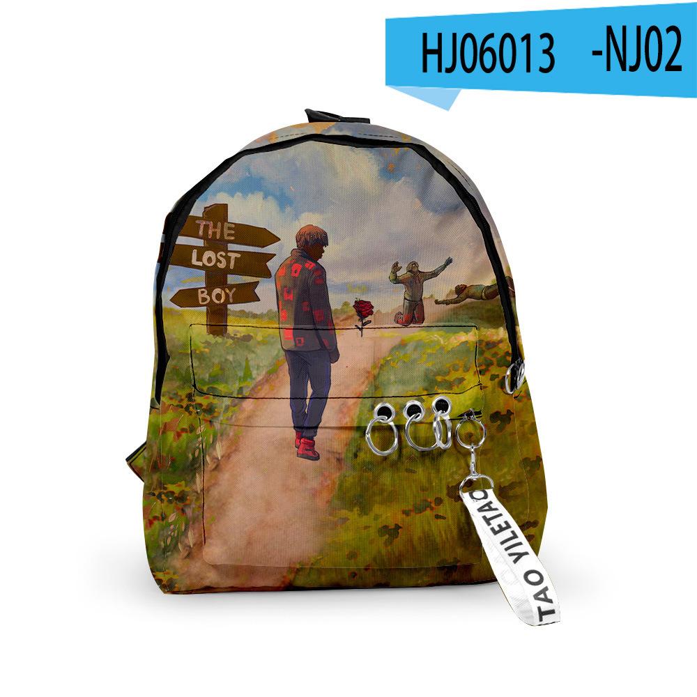 Sacs à dos Classiques Populaires Drôles cordae Garçons/Filles Élèves Sacs d'école Porte-clés Impression 3D Oxford Imperméable Mignons Petits Sacs à dos