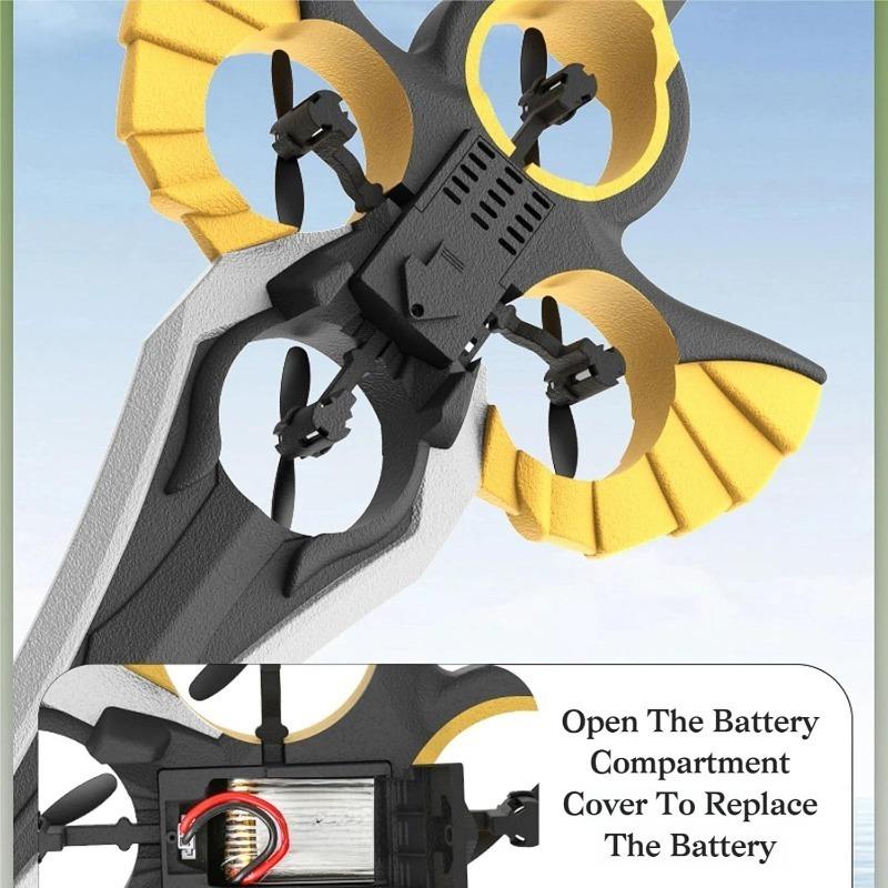 2.4G Flying Sword Rc Glider, Flying Sword Control By Hand, Remote Controlled Stunt,360° Stunt Flip, One-Button Lifting, Three-Speed Adjustment